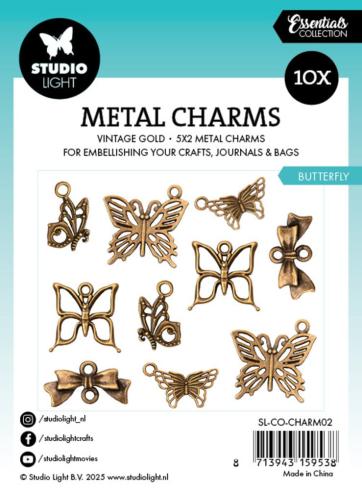 Studio Light - Metallanhänger "Butterfly" Metal Charms 