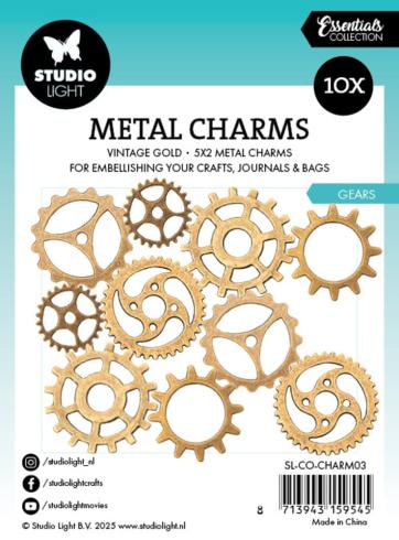 Studio Light - Metallanhänger "Gears" Metal Charms 