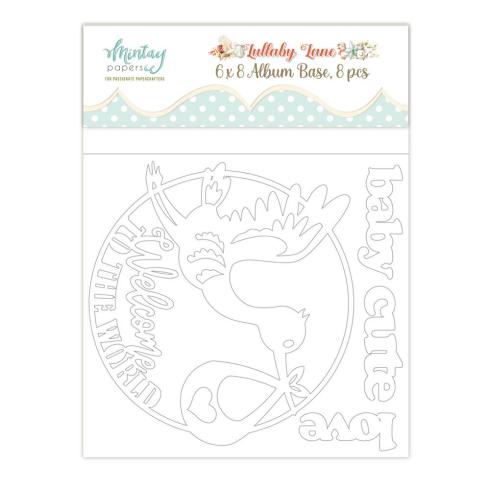 Mintay Papers "Lullaby Lane" Chipbaord Album Base 6x8 Inch