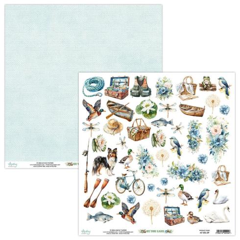 Mintay Papers - Papier Elemente "By The Lake" Paper Elements 12x12 Inch