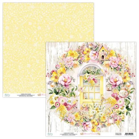 Mintay Papers - Designpapier "Blossom Serenity" Scrapbooking Paper Pad 12x12 Inch - 12 Bogen