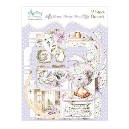 Mintay Papers - Papier Elemente - Stanzteile "Home, Sweet Home" Paper Elements 6x8 Inch