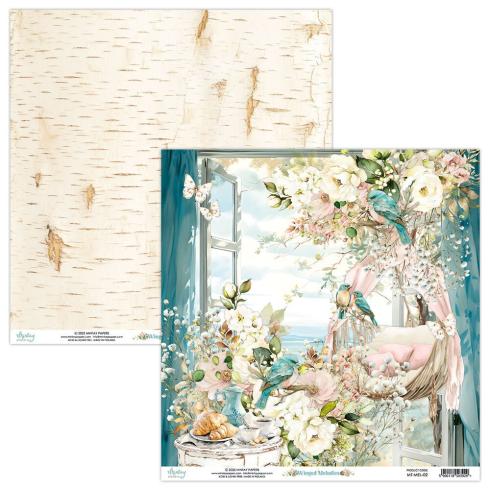 Mintay Papers - Designpapier "Winged Melodies" Scrapbooking Paper Pad 12x12 Inch - 12 Bogen