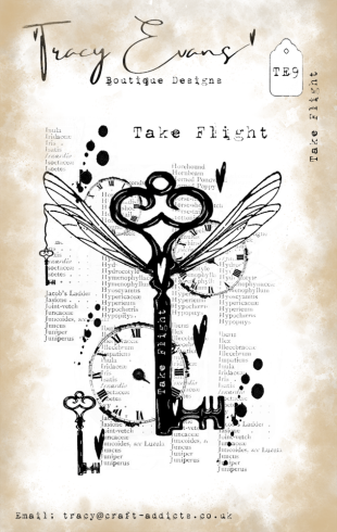 Tracy Evans - Stempelset "Take Flight" Clear Stamps