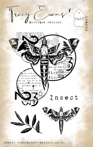 Tracy Evans - Stempelset "Insect" Clear Stamps