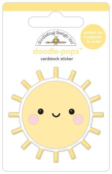 Doodlebug Design - Sticker "Butterfly Kisses Good Day Sunshine" Doodle-Pops 