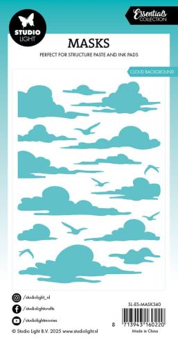 Studio Light - Schablone "Cloud Background" Stencil  