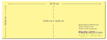 Doppelkarte - Faltkarte 250g/m² DIN A6 quer in recycling bermgras