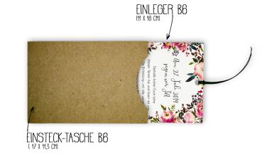 Einstecktasche B6 "Blanko"