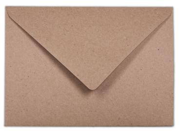 Briefumschläge - Briefhüllen in kraft rose, DIN A5 100g/m² oF, Nassklebung
