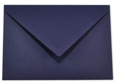 Briefumschlag DIN A7 120g/m² oF Nassklebung in nachtblau