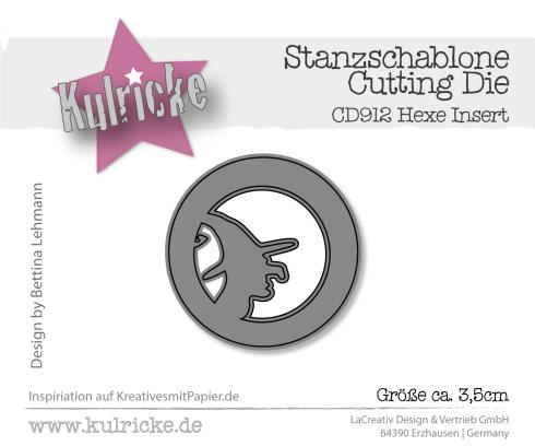 Kulricke Stanzschablone "Hexe Insert" Craft Die 