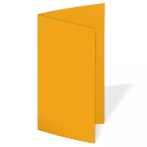 Faltkarte DIN Lang  240g/m²  in altgold