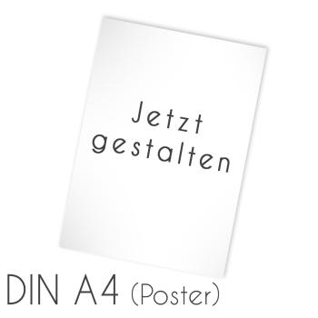 Poster DIN A4 21x29,7cm (eigenes Design)