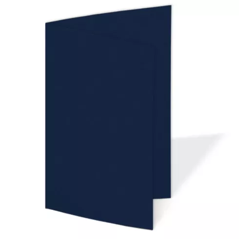 Doppelkarte - Faltkarte 240g/m² DIN A6 in nachtblau