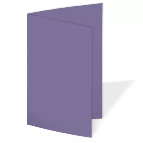 Doppelkarte - Faltkarte 240g/m² DIN A6 in violett