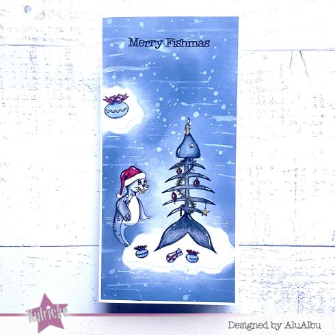 Kulricke Stempel "MerryFishmas" Clear Stamp