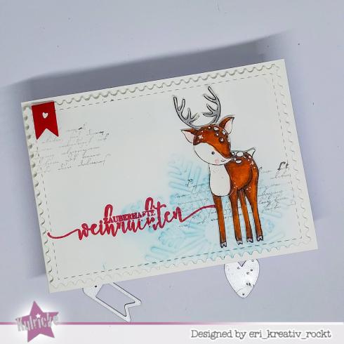 Kulricke Stempel "Rehfamilie" Clear Stamp