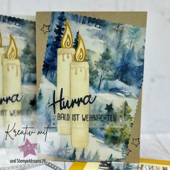 Kulricke Stempel "Hurra" Clear Stamp