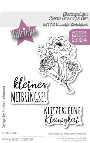 Kulricke Stempelset "Blumige Kleinigkeit" Clear Stamp