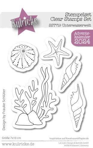 Kulricke Stempelset "Unterwasserwelt" Clear Stamp