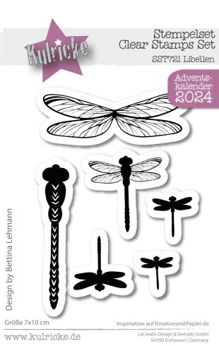 Kulricke Stempelset "Libellen" Clear Stamp