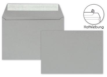 Briefumschlag DIN C6 120g/m² oF Haftklebung in seidengrau