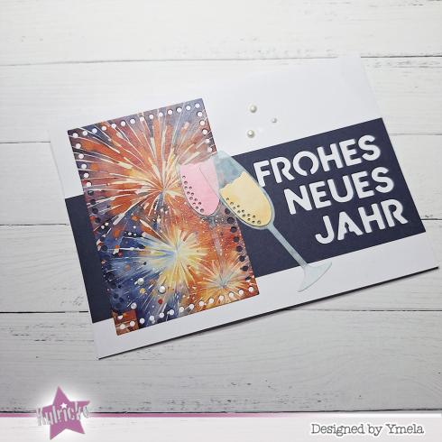 Kulricke Stanzschablone "Neues Jahr" Insert Craft Die 