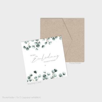 Backig-Card_14x14cm Geometric Eukalyptus