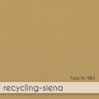 Doppelkarte - Faltkarte 230g/m² DIN B6 quer in recycling siena