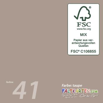Cardstock 12"x24"  220g/m² (30,5 x 61cm) in taupe