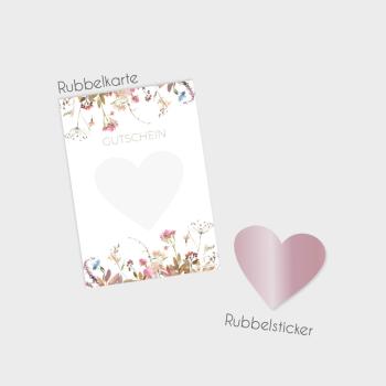 Rubbelkarten-Bundle DIN A6 "Vintage Garden" | Rubbellose | Postkarten | Gutscheine | Glückslos