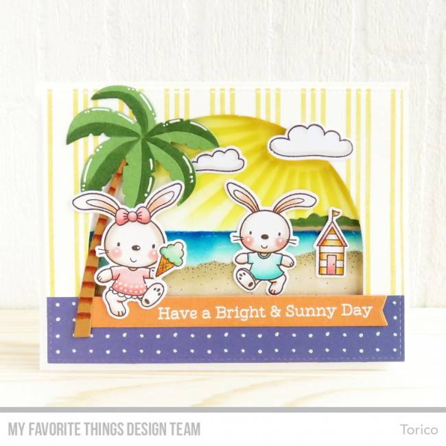 My Favorite Things Die Namics Beach Bunnies Mft 1105