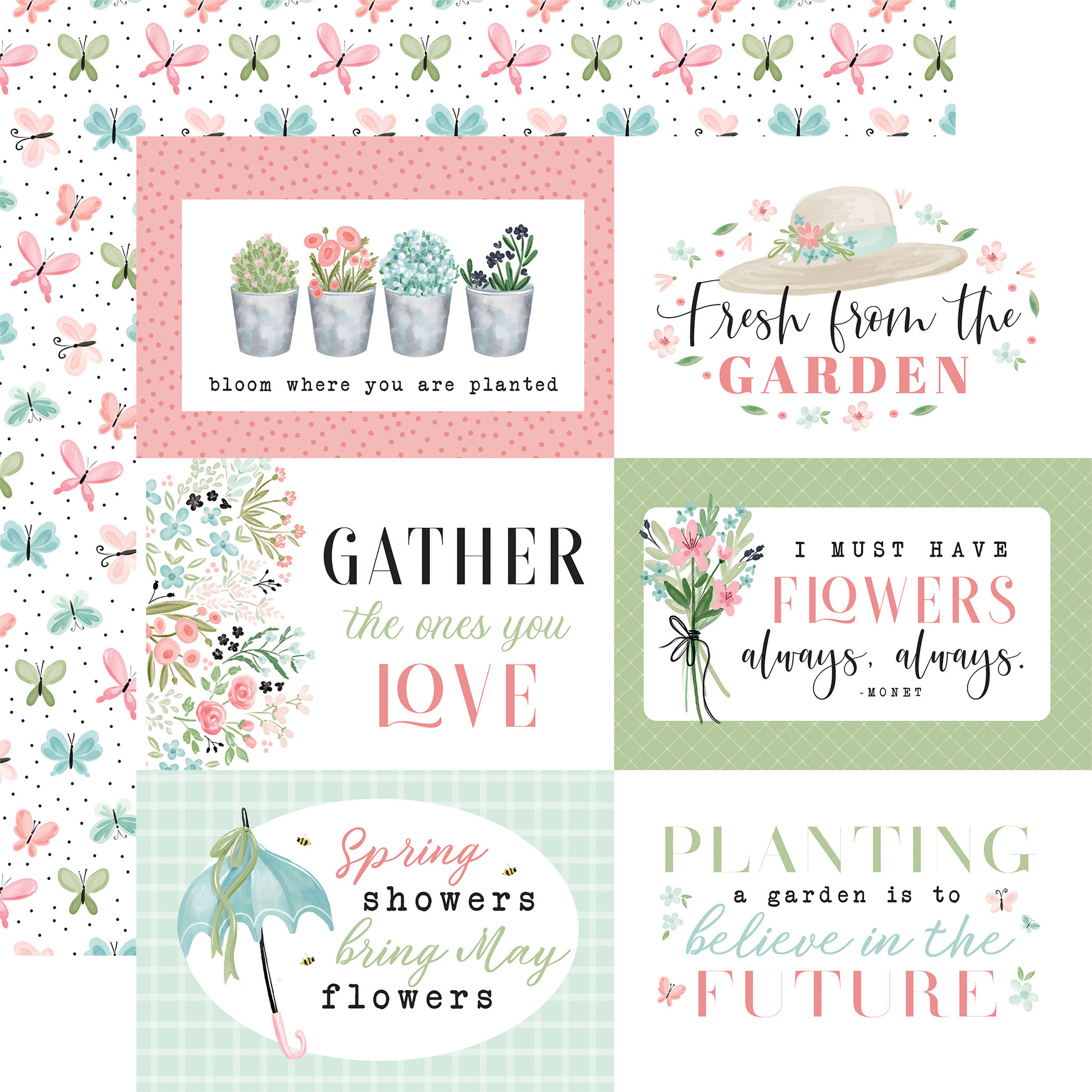 Carta Bella Flower Garden Collection Kit