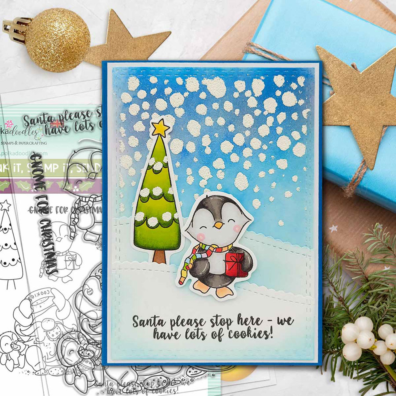 Gnome for Christmas Clear Stamps