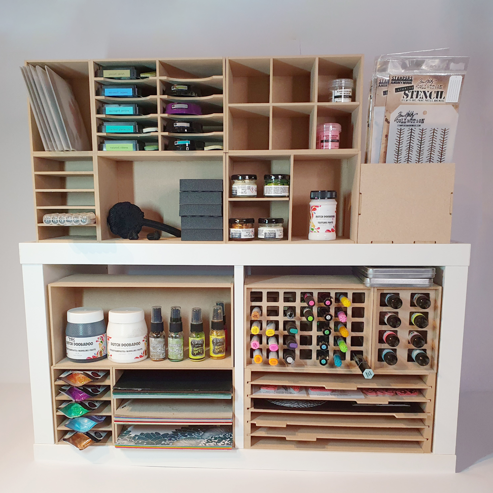 Pronty Organizer da scrivania, kit artigianale in legno MDF -   Italia