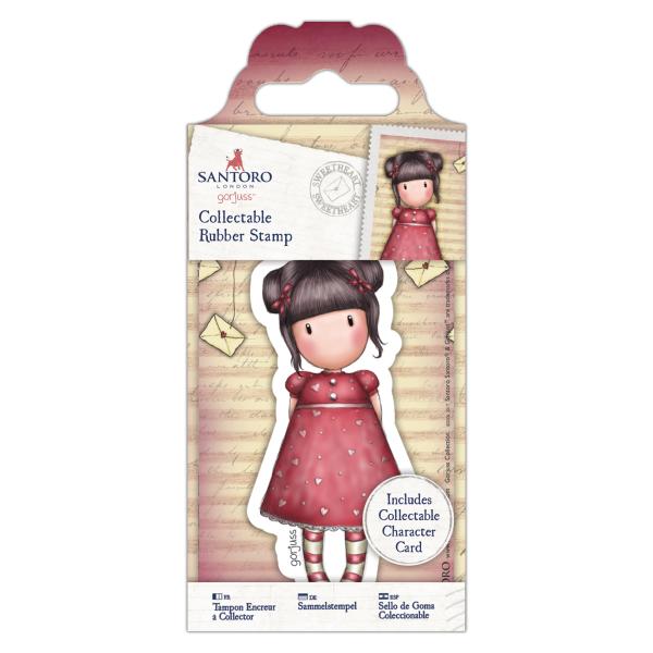 Gorjuss Santoro - Mini Gummistempel - Nr. 54 Liebling