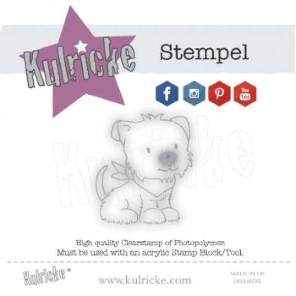 Kulricke Stempel "Hund - Sally Sit" Clear Stamp