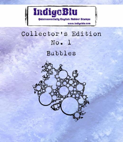 IndigoBlu "Collectors Edition 1 - Bubbles" A7 Rubber Stamp