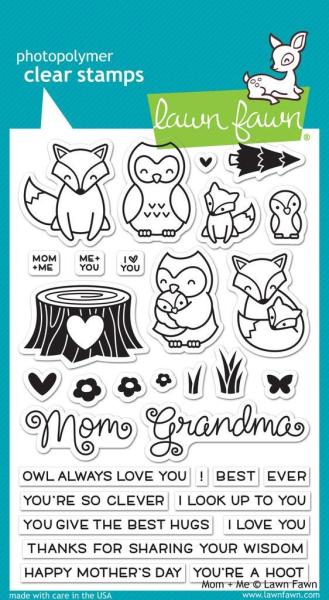 Lawn Fawn Stempelset "Mom + Me" Clear Stamp