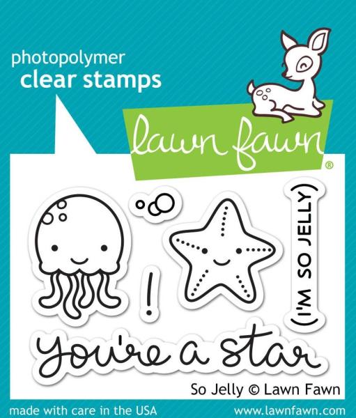 Lawn Fawn Stempelset "So Jelly" Clear Stamp