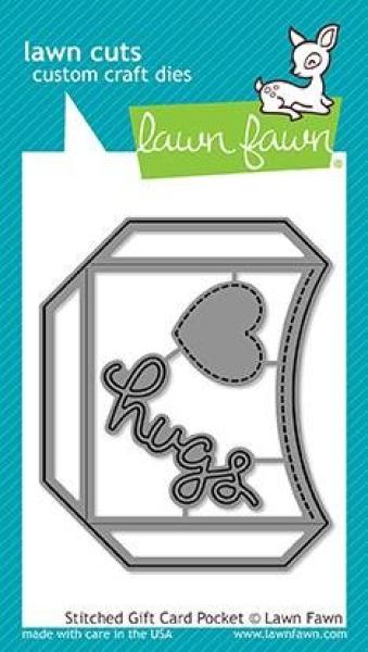 Lawn Fawn Craft Die - Stitched Gift Card Pocket