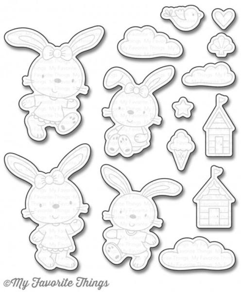 My Favorite Things Die-namics "Beach Bunnies" | Stanzschablone | Stanze | Craft Die