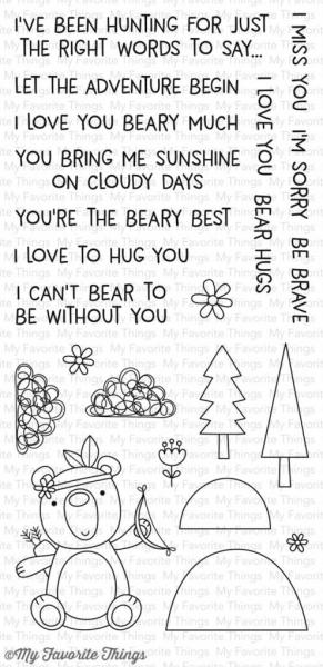 My Favorite Things Stempelset "Beary Big Adventure" Clear Stamp