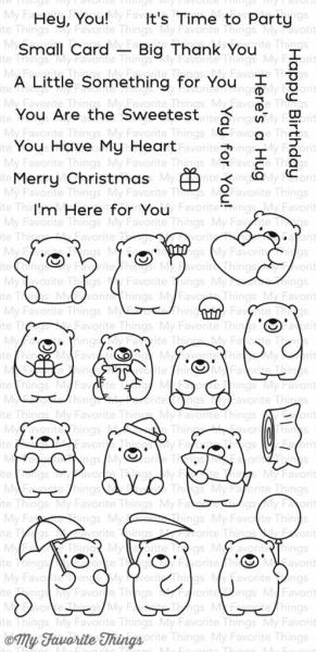 My Favorite Things Stempelset "Bitty Bears" Clear Stamp Set