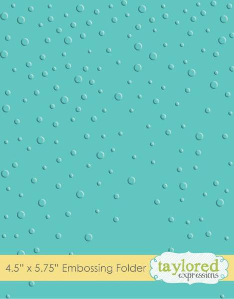 Taylored Expressions Embossing Folder "Snowfall"