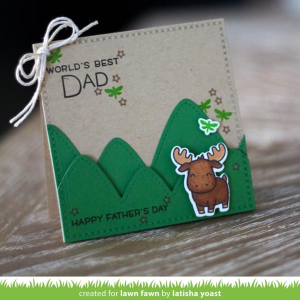 Lawn Fawn Stempelset "Dad + Me" Clear Stamp