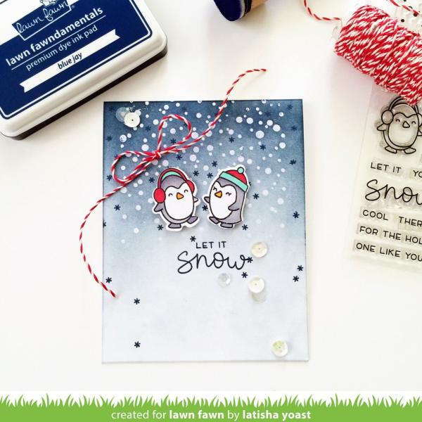 Lawn Fawn Stempelset "Snow Cool" Clear Stamp