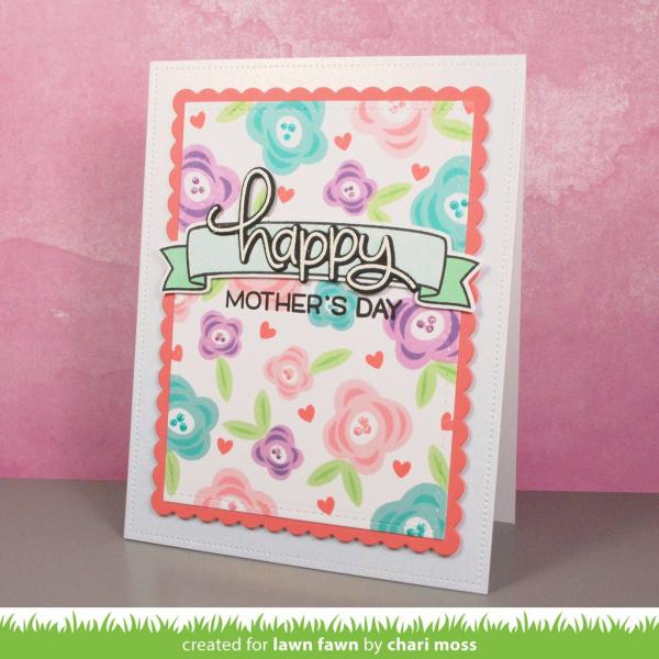 Lawn Fawn Stempelset "Bannertastic" Clear Stamp