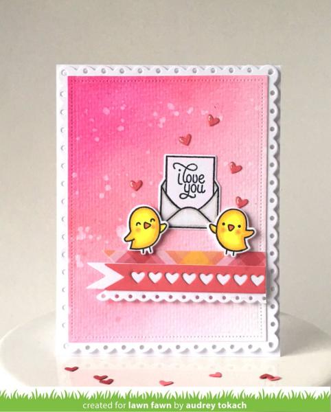 Lawn Fawn Stempelset "Love Letters" Clear Stamp